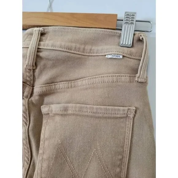 MOTHER The Stash Tripper Ankle Jeans, Brown 25 $208